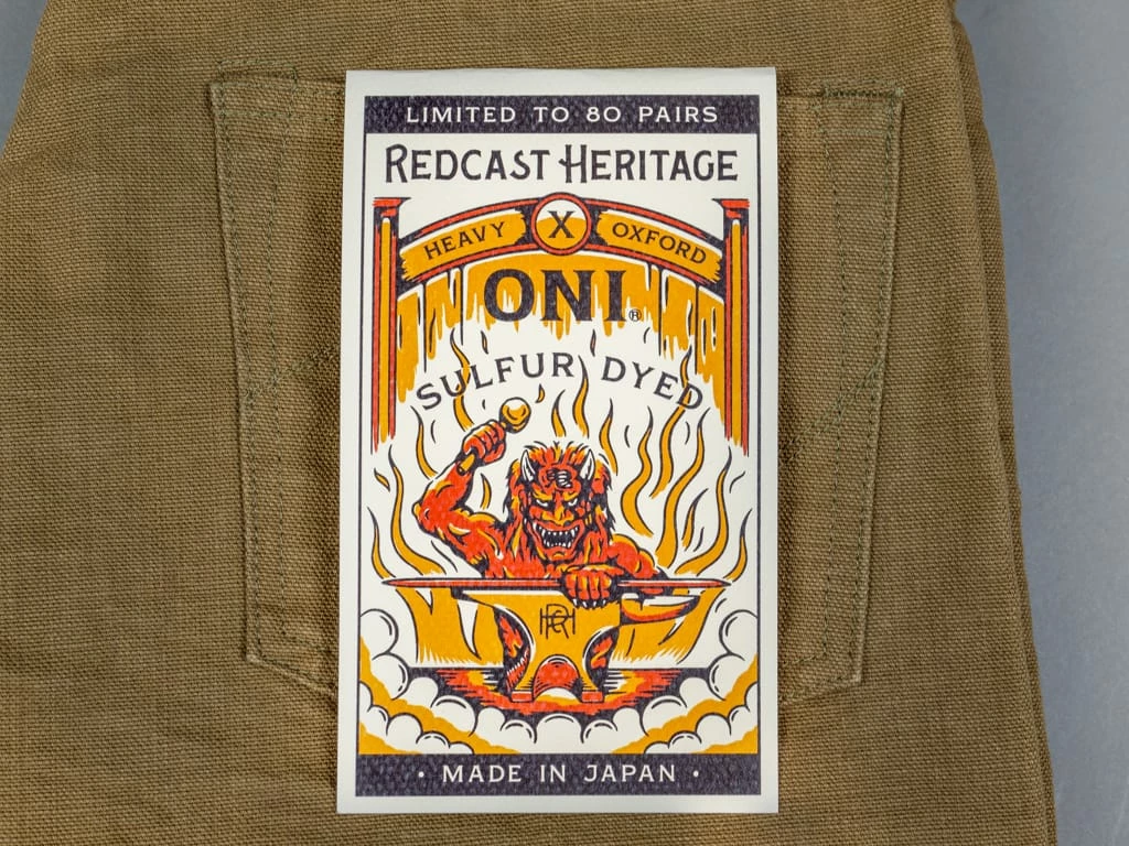Redcast Heritage X ONI Denim 622HOX "Heavy Oxford" Relaxed Tapered Jeans (+ Sacoche Gift) 18 Redcast Heritage X ONI Denim 622HOX "Heavy Oxford" Relaxed Tapered Jeans (+ Sacoche Gift)