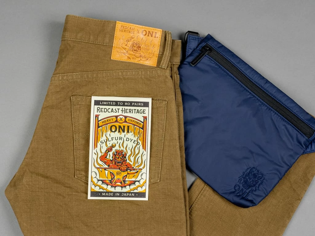 Redcast Heritage X ONI Denim 622HOX "Heavy Oxford" Relaxed Tapered Jeans (+ Sacoche Gift) 13 Redcast Heritage X ONI Denim 622HOX "Heavy Oxford" Relaxed Tapered Jeans (+ Sacoche Gift)