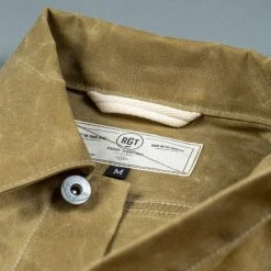 NEW ARRIVALS Rogue Territory Waxed Canvas Supply Jacket Tan Ridgeline