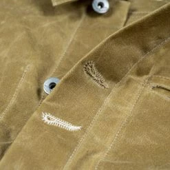 NEW ARRIVALS Rogue Territory Waxed Canvas Supply Jacket Tan Ridgeline