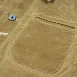 NEW ARRIVALS Rogue Territory Waxed Canvas Supply Jacket Tan Ridgeline