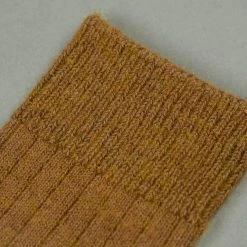 ROTOTO Cotton Wool Ribbed Crew Socks O.D.