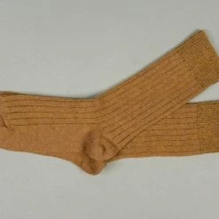 ROTOTO Cotton Wool Ribbed Crew Socks O.D.