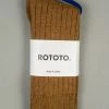 ROTOTO Cotton Wool Ribbed Crew Socks O.D. 1 ROTOTO Cotton Wool Ribbed Crew Socks O.D.