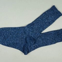 ROTOTO Denim Tone Crew Socks Dark 12 ROTOTO Denim Tone Crew Socks Dark