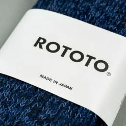 ROTOTO Denim Tone Crew Socks Dark 13 ROTOTO Denim Tone Crew Socks Dark