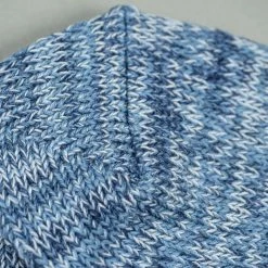 ROTOTO Denim Tone Crew Socks Ice