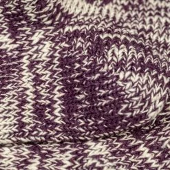 ROTOTO Low Gauge Slub Crew Socks Burgundy 16 ROTOTO Low Gauge Slub Crew Socks Burgundy