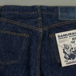 Samurai Jeans S211AX "Ai-Benkei" 18oz Natural Indigo Relax Tapered Jeans 55 Samurai Jeans S211AX