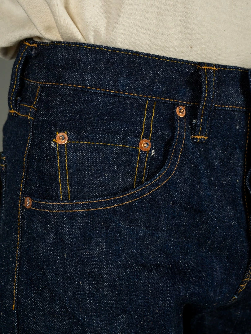 Samurai Jeans S211AX "Ai-Benkei" 18oz Natural Indigo Relax Tapered Jeans 11 Samurai Jeans S211AX "Ai-Benkei" 18oz Natural Indigo Relax Tapered Jeans