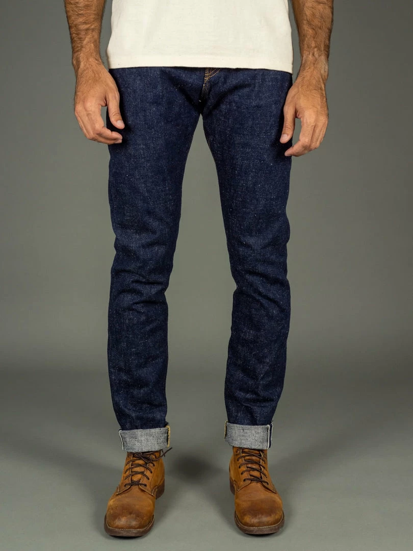Samurai Jeans S211AX "Ai-Benkei" 18oz Natural Indigo Relax Tapered Jeans 4 Samurai Jeans S211AX "Ai-Benkei" 18oz Natural Indigo Relax Tapered Jeans