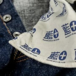 Samurai Jeans S211AX "Ai-Benkei" 18oz Natural Indigo Relax Tapered Jeans 54 Samurai Jeans S211AX