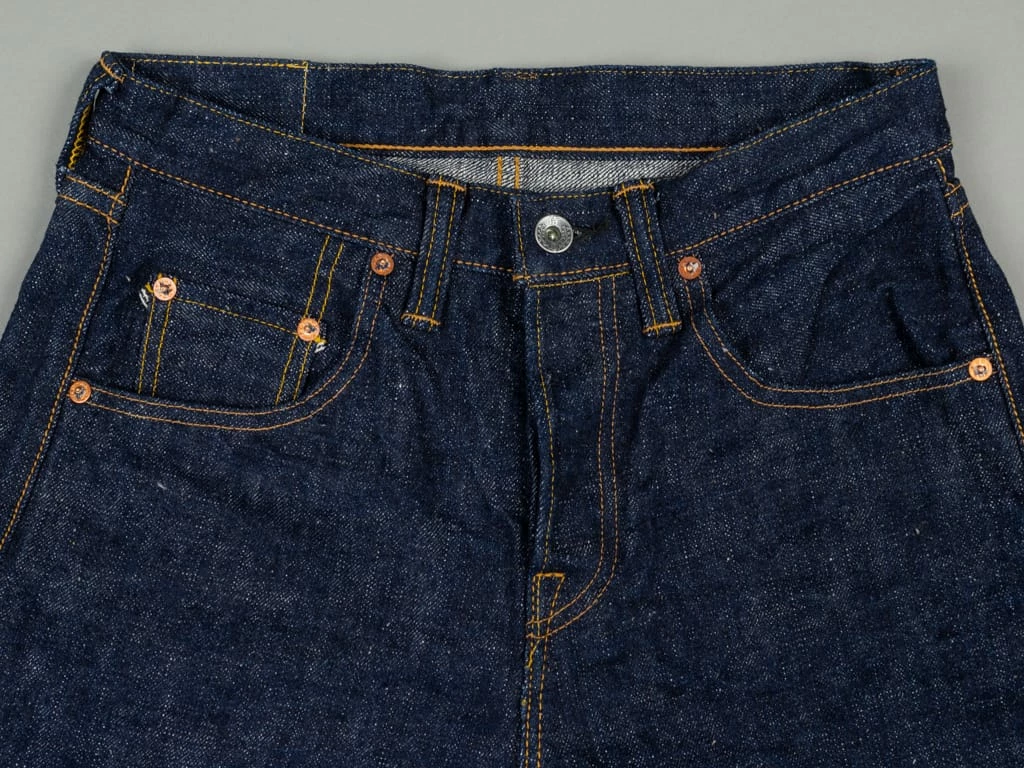 Samurai Jeans S211AX "Ai-Benkei" 18oz Natural Indigo Relax Tapered Jeans 13 Samurai Jeans S211AX "Ai-Benkei" 18oz Natural Indigo Relax Tapered Jeans