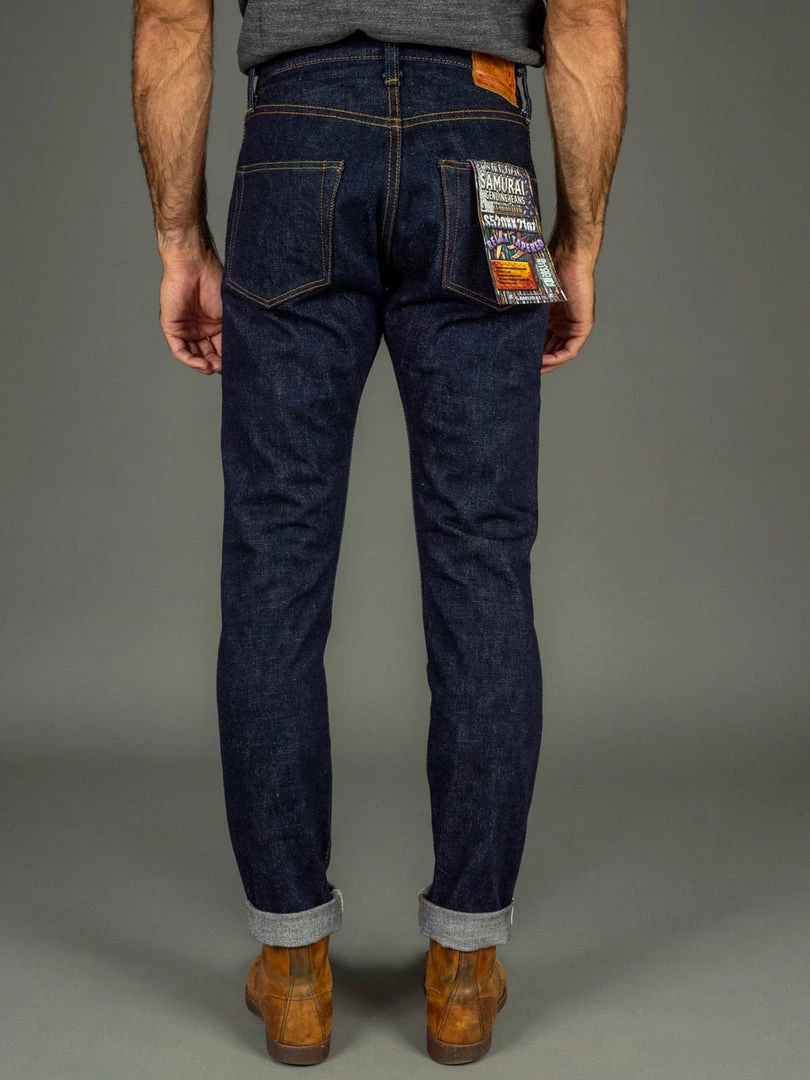 Samurai Jeans S520XX21oz "Cho-Kiwami" 21oz Relaxed Tapered Jeans 6 Samurai Jeans S520XX21oz "Cho-Kiwami" 21oz Relaxed Tapered Jeans