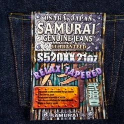Samurai Jeans S520XX21oz "Cho-Kiwami" 21oz Relaxed Tapered Jeans 59 Samurai Jeans S520XX21oz