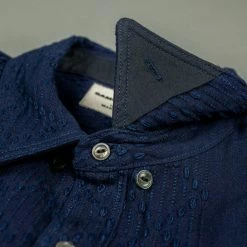 Samurai Jeans SJBD21-SK BD Hidden Sashiko Indigo Pure Shirt