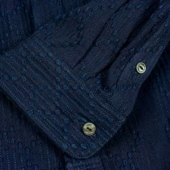 Samurai Jeans SJBD21-SK BD Hidden Sashiko Indigo Pure Shirt