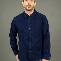 Samurai Jeans SJBD21-SK BD Hidden Sashiko Indigo Pure Shirt