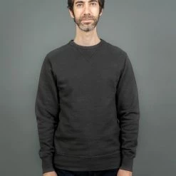 Samurai Jeans SWS-SC01 Japanese Cotton Sweatshirt Kuromane