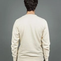 Samurai Jeans SWS-SC01 Japanese Cotton Sweatshirt Natural