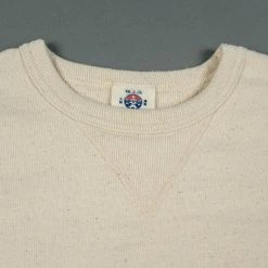 Samurai Jeans SWS-SC01 Japanese Cotton Sweatshirt Natural