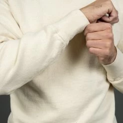 Samurai Jeans SWS-SC01 Japanese Cotton Sweatshirt Natural