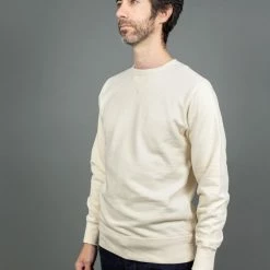 Samurai Jeans SWS-SC01 Japanese Cotton Sweatshirt Natural