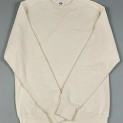 Samurai Jeans SWS-SC01 Japanese Cotton Sweatshirt Natural