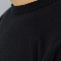 NEW ARRIVALS Samurai Jeans SJST22-RIM Loopwheel Ripened Cotton Solid Tee Sumi