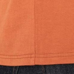 Samurai Jeans SJST22-RIM Loopwheel Ripened Cotton Solid Tee Orange Red NEW ARRIVALS