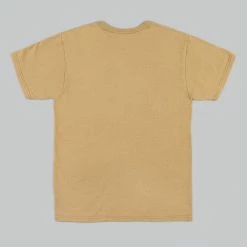 NEW ARRIVALS Samurai Jeans SJST22-RIM Loopwheel Ripened Cotton Solid Tee Beige