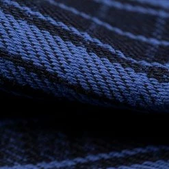 Samurai Jeans SIN21-01-OVS Rope Dyed Indigo Heavy Flannel Shirt Purple