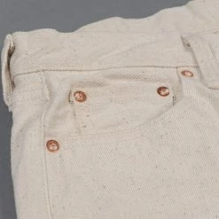 Samurai Jeans S710SC-KI Japanese Cotton Ecru 18oz Slim Straight Jeans 47 Samurai Jeans S710SC-KI Japanese Cotton Ecru 18oz Slim Straight Jeans