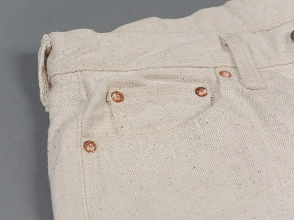 Samurai Jeans S710SC-KI Japanese Cotton Ecru 18oz Slim Straight Jeans 23 Samurai Jeans S710SC-KI Japanese Cotton Ecru 18oz Slim Straight Jeans