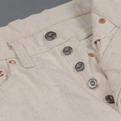 Samurai Jeans S710SC-KI Japanese Cotton Ecru 18oz Slim Straight Jeans 44 Samurai Jeans S710SC-KI Japanese Cotton Ecru 18oz Slim Straight Jeans