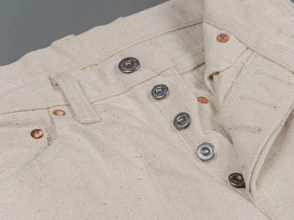 Samurai Jeans S710SC-KI Japanese Cotton Ecru 18oz Slim Straight Jeans 20 Samurai Jeans S710SC-KI Japanese Cotton Ecru 18oz Slim Straight Jeans