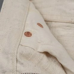 Samurai Jeans S710SC-KI Japanese Cotton Ecru 18oz Slim Straight Jeans 50 Samurai Jeans S710SC-KI Japanese Cotton Ecru 18oz Slim Straight Jeans