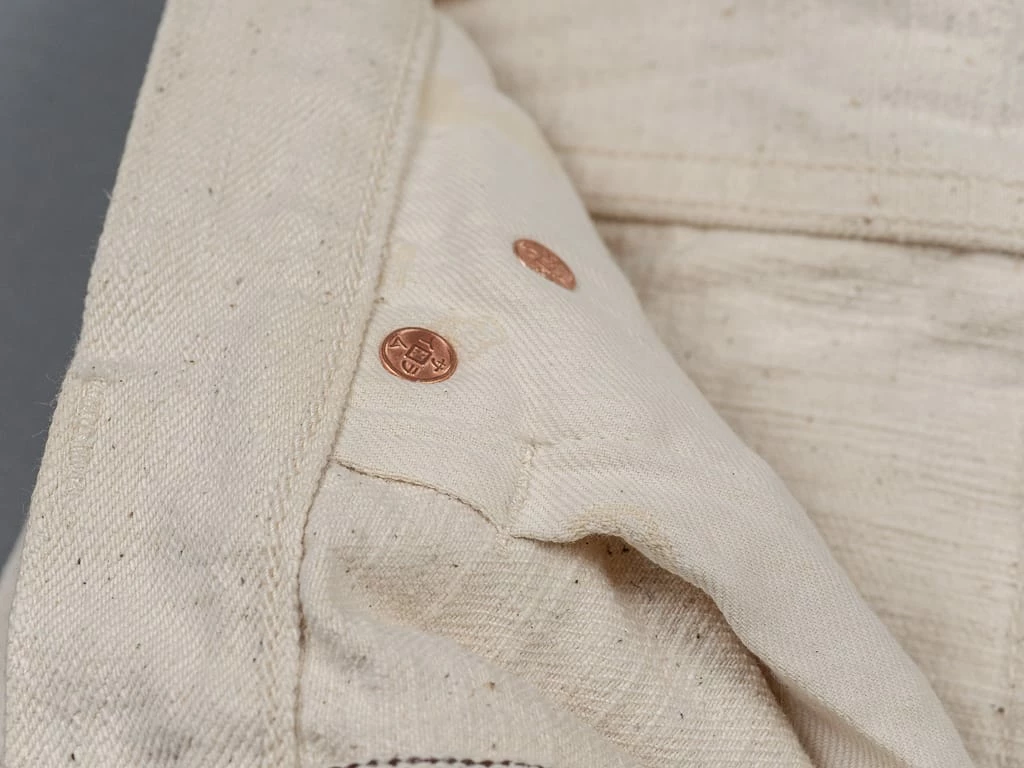 Samurai Jeans S710SC-KI Japanese Cotton Ecru 18oz Slim Straight Jeans 26 Samurai Jeans S710SC-KI Japanese Cotton Ecru 18oz Slim Straight Jeans