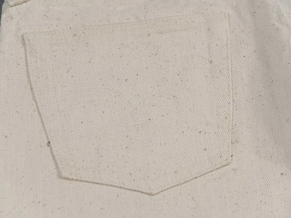 Samurai Jeans S710SC-KI Japanese Cotton Ecru 18oz Slim Straight Jeans 24 Samurai Jeans S710SC-KI Japanese Cotton Ecru 18oz Slim Straight Jeans