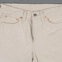 Samurai Jeans S710SC-KI Japanese Cotton Ecru 18oz Slim Straight Jeans 36 Samurai Jeans S710SC-KI Japanese Cotton Ecru 18oz Slim Straight Jeans