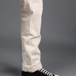 Samurai Jeans S710SC-KI Japanese Cotton Ecru 18oz Slim Straight Jeans 33 Samurai Jeans S710SC-KI Japanese Cotton Ecru 18oz Slim Straight Jeans