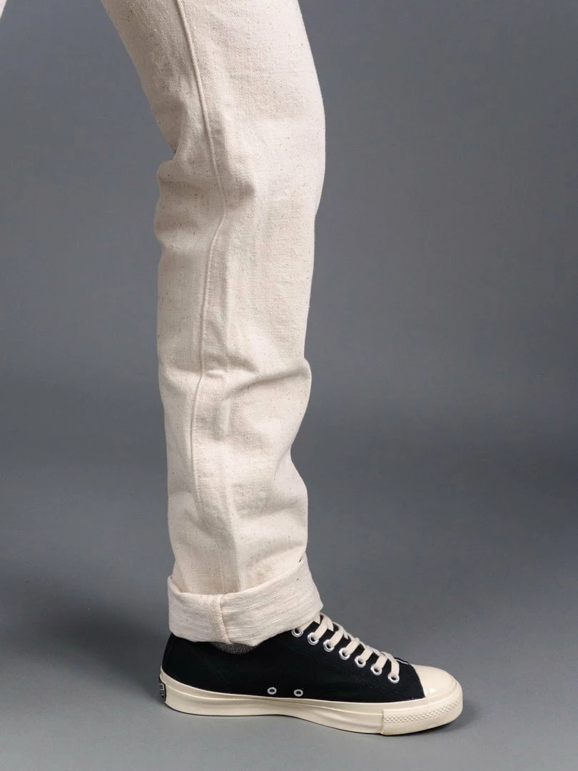 Samurai Jeans S710SC-KI Japanese Cotton Ecru 18oz Slim Straight Jeans 9 Samurai Jeans S710SC-KI Japanese Cotton Ecru 18oz Slim Straight Jeans