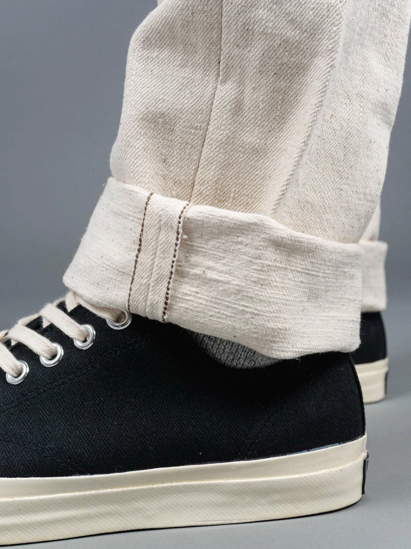 Samurai Jeans S710SC-KI Japanese Cotton Ecru 18oz Slim Straight Jeans 10 Samurai Jeans S710SC-KI Japanese Cotton Ecru 18oz Slim Straight Jeans