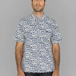 Samurai Jeans SSA22-UW Ushiwaka Kamon Shirt NEW ARRIVALS
