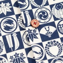 Samurai Jeans SSA22-UW Ushiwaka Kamon Shirt NEW ARRIVALS