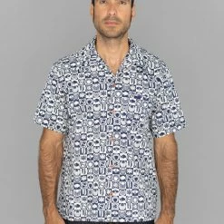 Samurai Jeans SSA22-UW Ushiwaka Kamon Shirt NEW ARRIVALS