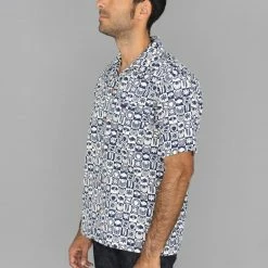 Samurai Jeans SSA22-UW Ushiwaka Kamon Shirt NEW ARRIVALS