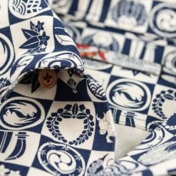 Samurai Jeans SSA22-UW Ushiwaka Kamon Shirt NEW ARRIVALS
