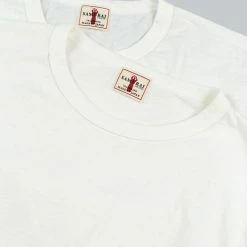 NEW ARRIVALS Samurai Jeans SJ2PST-CREW Tubular White T-Shirt (2 Pack)