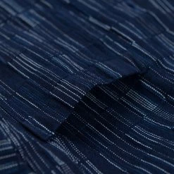 NEW ARRIVALS Samurai Jeans SOS22-S03 Natural Indigo Ichimatsu Shirt Shima 38 NEW ARRIVALS Samurai Jeans SOS22-S03 Natural Indigo Ichimatsu Shirt Shima